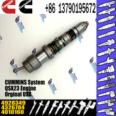 Diesel Engine fuel injector 4326784 4928349 4010160 4087891 4010158 for for Cummins QSK60 truck excavator tractor