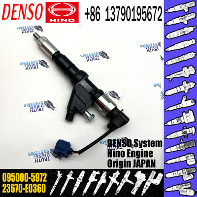 Common Diesel Fuel Injector 095000-5970 0950005970 23670-E0360 095000-5971 095000-5972