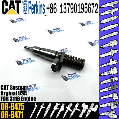 CAT Fuel Injector 127-8207 0R8475 1278207 0R-8475 For Excavator E325B E322B 3114 3116 Engine