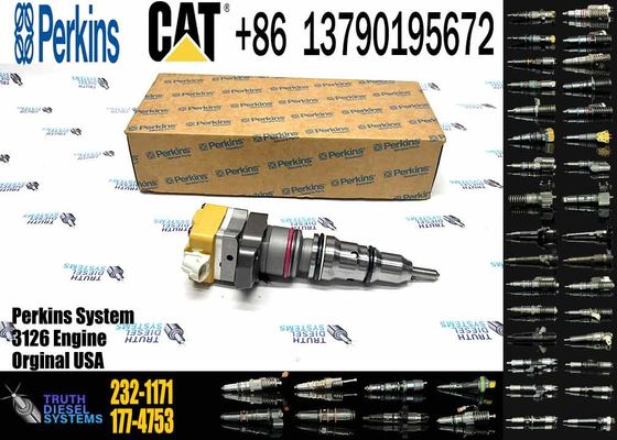 Cat 3408E 3412E Engine common rail system parts diesel fuel injector 232-1171 2321171 10R1267 10R-1267 For Caterpillar