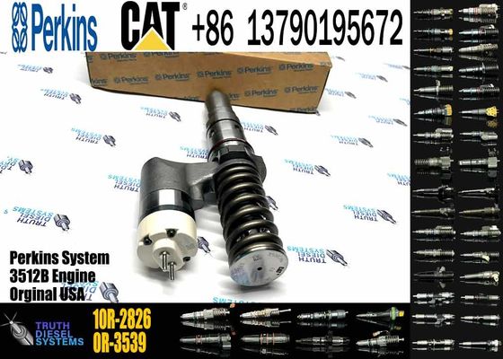 Common Rail Fuel Injector 249-0746 10R-2826 10R-2827 CAT 3512B Injector for Caterpillar Machinery Diesel Engine Parts