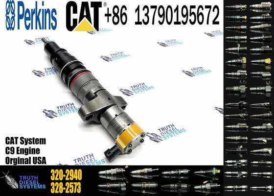 C9 HEUI Injector 320-2940 328-2574 Iesel Fuel Injector 53L-8062 553-2592 for Caterpillar Excavator C9 Engine Parts