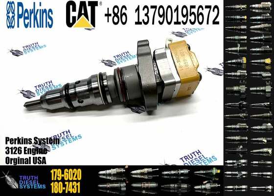 128-6601 178-0199 1286601 Fuel Injector Common Rail Injector for 3126B 3126E Engine 120H 135H Motor Grader 953C 963C Loader