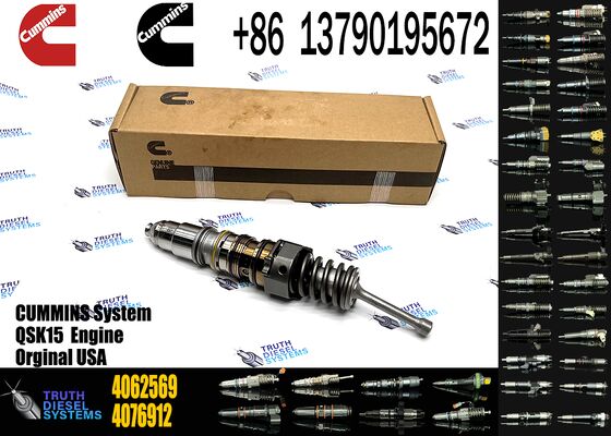 Common Rail Diesel Fuel Injector Remanufactured 4062568 4062569 4076912 4088301 4088327 Sprayer Excavator QSX15 Truck Parts