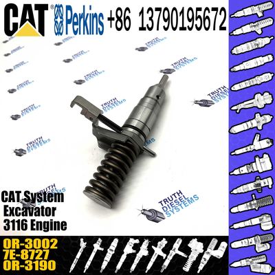3114 3116 Engine Diesel Fuel Injector 7E-8727 7E8727 0R-3002 For Caterpillar Excavator 205B 213B 214B 224B E110B E240B E