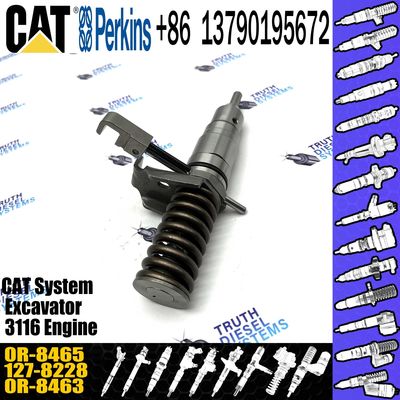 common rail injector 127-8228 1278228 0R-8465 for Caterpillar Engine 3116 3406B