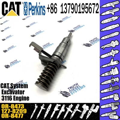 3116 Fuel Injector 127-8213 0R8473 Diesel Engine Parts Injector 0R-8473 for E200B E320B Excavator