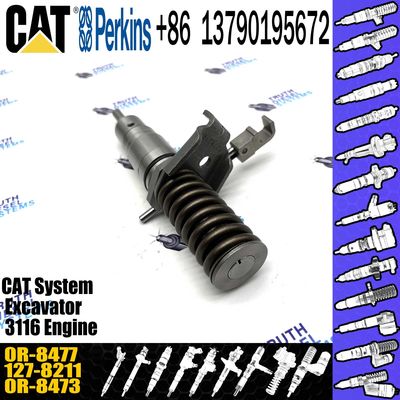 Diesel Injector 127-8211GP Fuel Parts 127 8211 1278211 0R-8477 0R8477 For Caterpillar Excavator 3116 Engine
