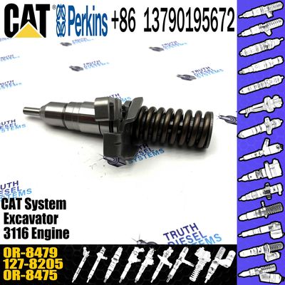 3116 Engine Diesel Fuel Common Rail Injector Assembly 127-8205 0R-8479 For Caterpillar Integrated Toolcarrier IT12B IT14
