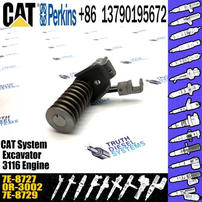 3114 3116 Engine Diesel Fuel Injector 7E-8727 7E8727 0R-3002 For Caterpillar Excavator 205B 213B 214B 224B E110B E240B E