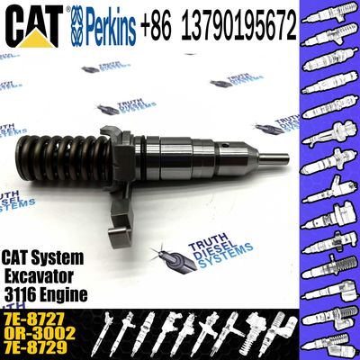 3114 3116 Engine Diesel Fuel Injector 7E-8727 7E8727 0R-3002 For Caterpillar Excavator 205B 213B 214B 224B E110B E240B E