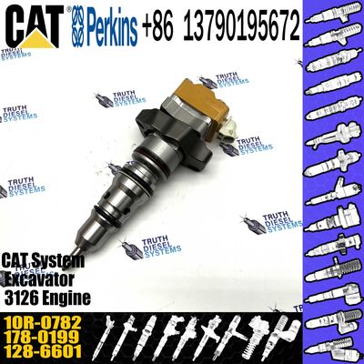 Excavator E322C Engine 3126B Fuel Injector 10R-0782 128-6601 Diesel Engine Fuel Injector Assembly