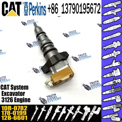 Excavator E322C Engine 3126B Fuel Injector 10R-0782 128-6601 Diesel Engine Fuel Injector Assembly