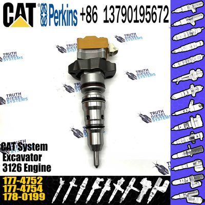 Diesel engine parts E325C excavator injector CAT 3126 engine fuel injector 1774752 177-4752