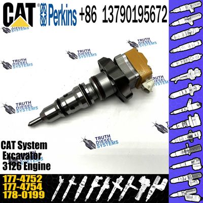 Diesel engine parts E325C excavator injector CAT 3126 engine fuel injector 1774752 177-4752