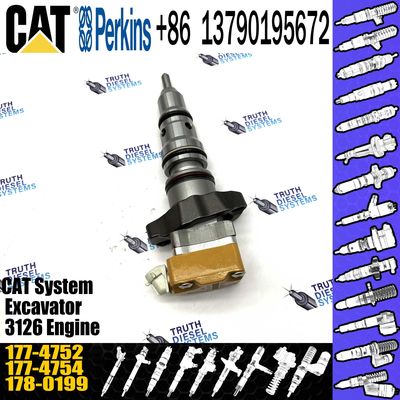 Diesel engine parts E325C excavator injector CAT 3126 engine fuel injector 1774752 177-4752