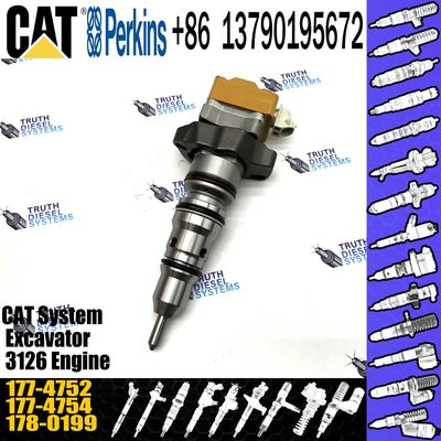 Diesel engine parts E325C excavator injector CAT 3126 engine fuel injector 1774752 177-4752