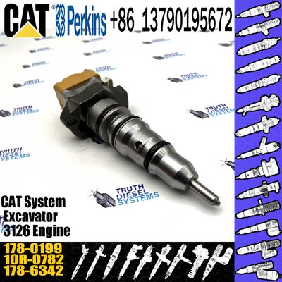 Excavator 3126 3126B Diesel Engine Fuel Pump Common Rail Fuel Injector Assembly 1780199 178-0199