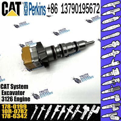 Excavator 3126 3126B Diesel Engine Fuel Pump Common Rail Fuel Injector Assembly 1780199 178-0199
