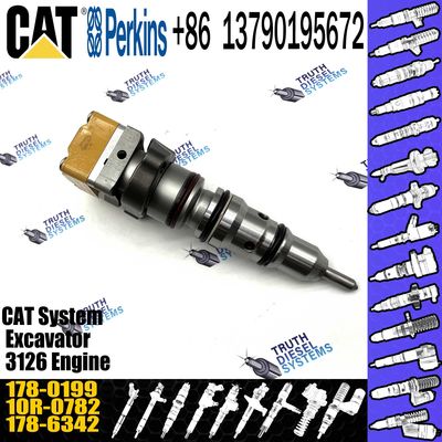 Excavator 3126 3126B Diesel Engine Fuel Pump Common Rail Fuel Injector Assembly 1780199 178-0199
