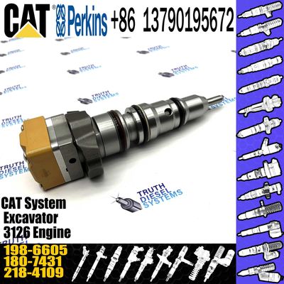 CAT diesel engine injector common rail diesel fuel injector 198-6605 1986605for CAT 325C E325C series