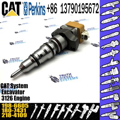 CAT diesel engine injector common rail diesel fuel injector 198-6605 1986605for CAT 325C E325C series