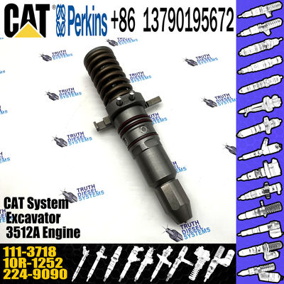 Common Rail Diesel Fuel Injector 111-3718 1113718 0R-8338 For CAT Engine 3508/3512/3516