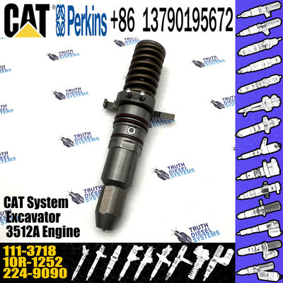 Common Rail Diesel Fuel Injector 111-3718 1113718 0R-8338 For CAT Engine 3508/3512/3516