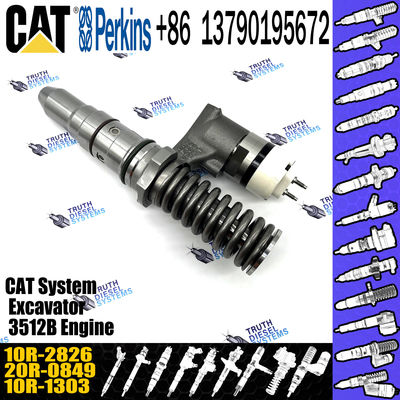 249-0746 3512B Engine cat system injector Common Rail Fuel Injector 10R-2826 10R-2827 For Caterpillar