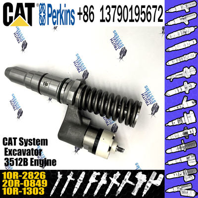 249-0746 3512B Engine cat system injector Common Rail Fuel Injector 10R-2826 10R-2827 For Caterpillar