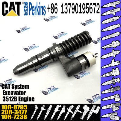 Diesel Fuel Injector 245-8272 10R-8795 For CAT 3512C Engine Industrial 10R8795  2458272