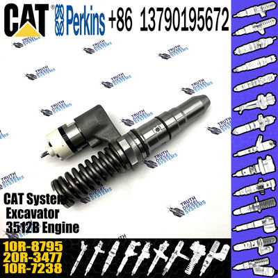 Diesel Fuel Injector 245-8272 10R-8795 For CAT 3512C Engine Industrial 10R8795  2458272