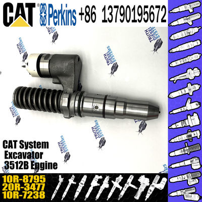 Diesel Fuel Injector 245-8272 10R-8795 For CAT 3512C Engine Industrial 10R8795  2458272