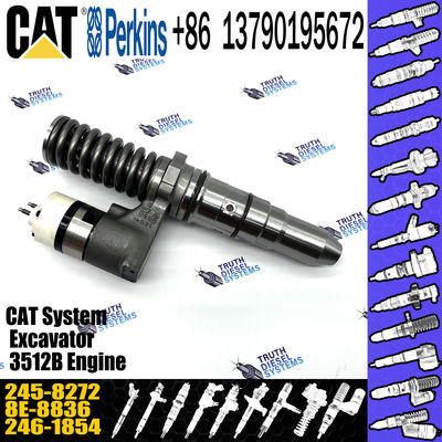 Diesel Fuel Injector 245-8272 2458272 10R-8795 10R8795 For CAT 3512C Engine Industrial