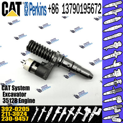 Diesel Fuel Injector 386-1752 386-1766 392-0205 FOR Caterpillar Engine 3508B/3512B/3516B