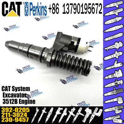 Diesel Fuel Injector 386-1752 386-1766 392-0205 FOR Caterpillar Engine 3508B/3512B/3516B