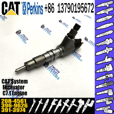 396-9626 Hot sale fuel common rail injector 0445120382 20R-4561 for Caterpillar Engine C7.1