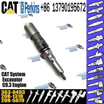 Diesel Common Fuel Rail Engine Injector 363-0493 For CAT C9.3 Excavator 336E 336E L 336E LN 568 FM 568 FM LL