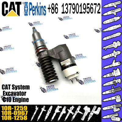 10R-1258 10R-1259 common rail excavator fuel injector for CAT C10 C12 engine injector 10R-1258 10R-1259