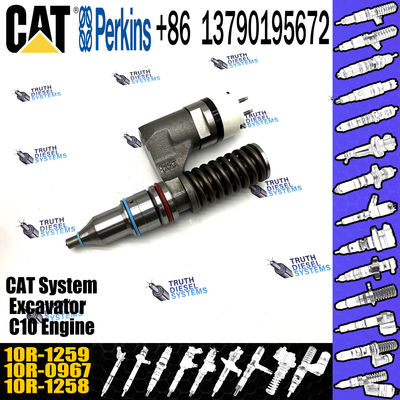 10R-1258 10R-1259 common rail excavator fuel injector for CAT C10 C12 engine injector 10R-1258 10R-1259