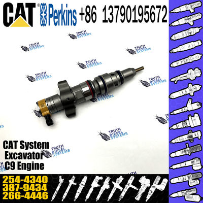 Diesel engine fuel injector 254-4340 excavator C9 diesel engine fuel Injector 2544340 254-4340