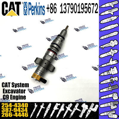 Diesel engine fuel injector 254-4340 excavator C9 diesel engine fuel Injector 2544340 254-4340