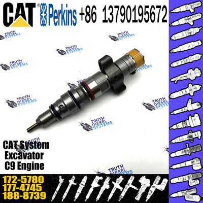 Diesel Engine Fuel Injector Excavator Accessories Diesel Motor Parts 1725780 172-5780 for Caterpillar CAT 12H 330C 627G