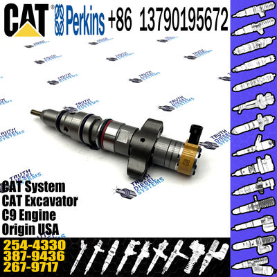Diesel Engine Parts 387-9433 387-9434 10R-7222 387-9431 254-4330 C9 Fuel Injector For 330D 336D Excavator