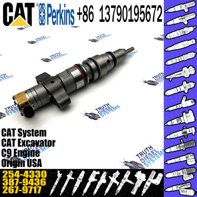 Diesel Engine Parts 387-9433 387-9434 10R-7222 387-9431 254-4330 C9 Fuel Injector For 330D 336D Excavator