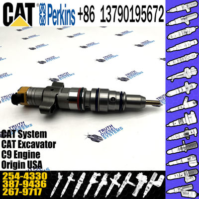 Diesel Engine Parts 387-9433 387-9434 10R-7222 387-9431 254-4330 C9 Fuel Injector For 330D 336D Excavator