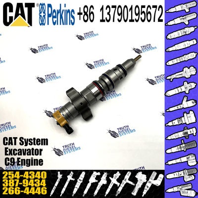Diesel engine fuel injector 254-4340 excavator C9 diesel engine fuel Injector 2544340 254-4340