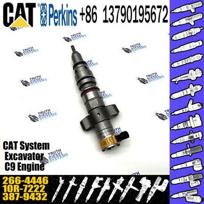Construction Machinery Parts High Performance Common Rail Diesel C9 Injector 266-4446 For Cat Excavator Fuel Engine