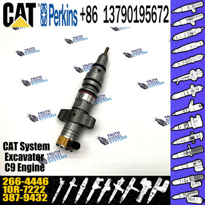 Construction Machinery Parts High Performance Common Rail Diesel C9 Injector 266-4446 For Cat Excavator Fuel Engine