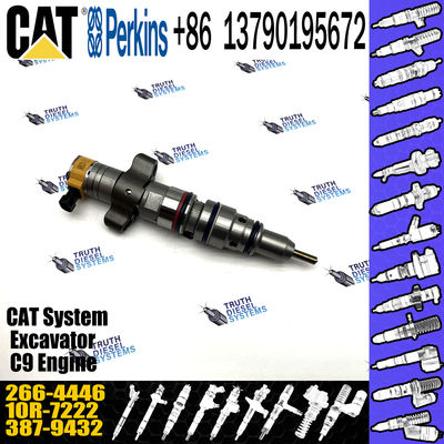 Construction Machinery Parts High Performance Common Rail Diesel C9 Injector 266-4446 For Cat Excavator Fuel Engine